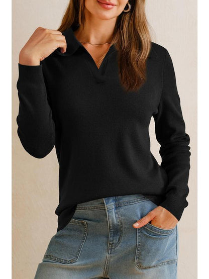 👚 One Sweater, Endless Styles:🏷️ Style: V-Neck Polo | Season: Winter | Occasion: Every Day