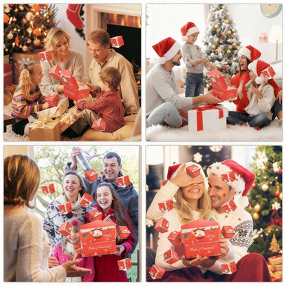 🎁Christmas Pop-up Surprise Gift BoxUnique Folding Bouncing Red Envelope Gift Box🎁