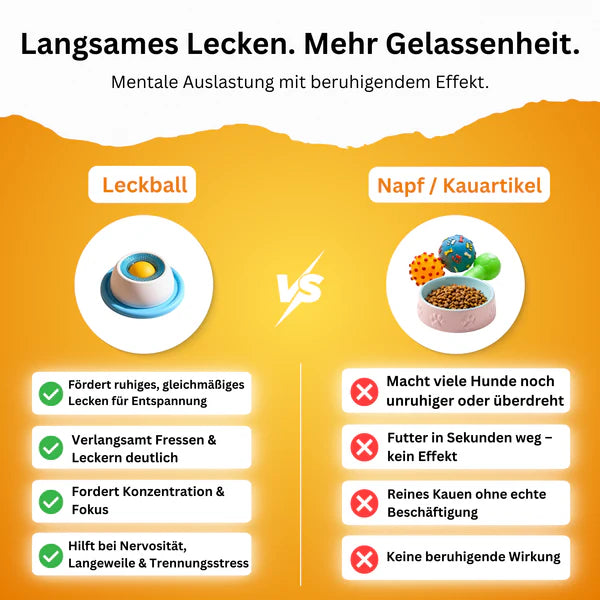 Beruhigendes Leckspielzeug mit rutschfestem Stand
