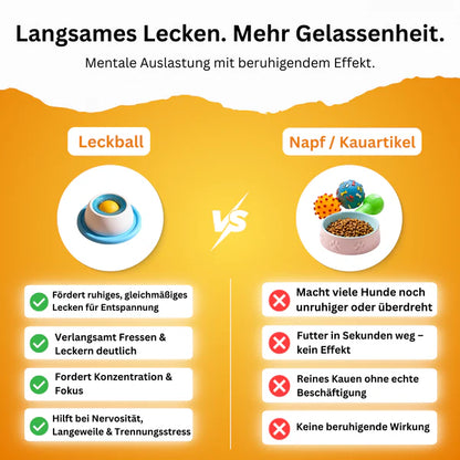 Beruhigendes Leckspielzeug mit rutschfestem Stand