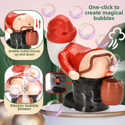 🎅🎁 Santa Claus Bubble Machine – Funny Farting Santa Toy with Lights, Music & Bubbles | A Must-Have Christmas Hit for Kids’ Holiday Fun! 🎅