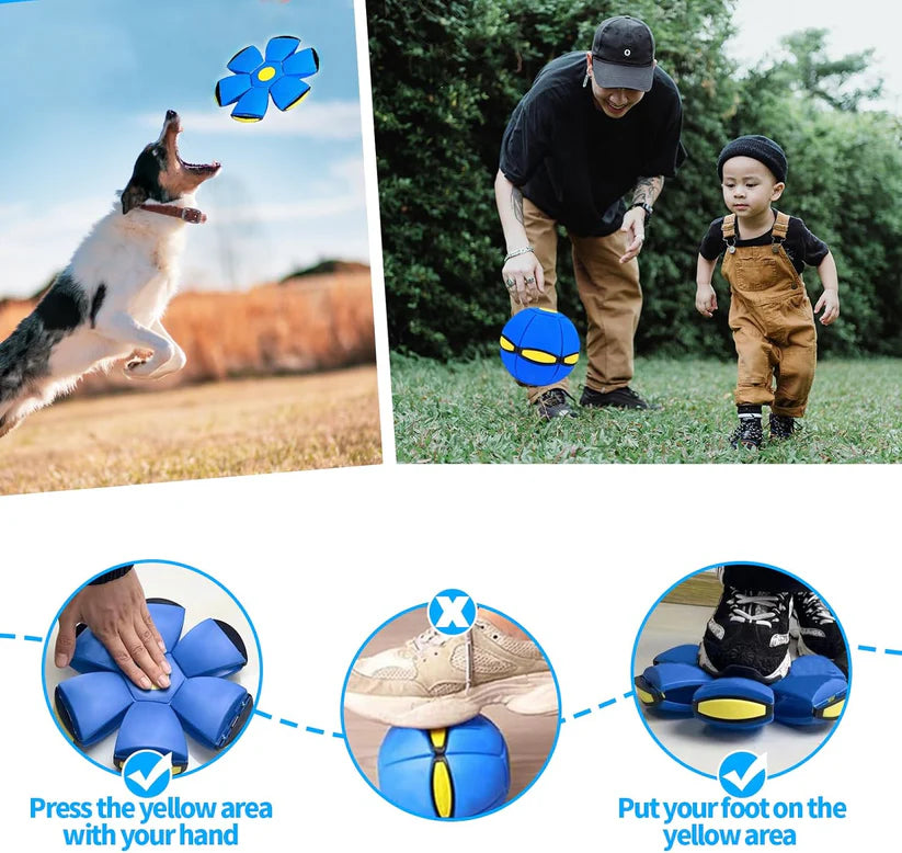 Final 3 Hours: 60%OFF🔥Kids’ Magic Metaball — bouncy ball & flying saucer for family and pets