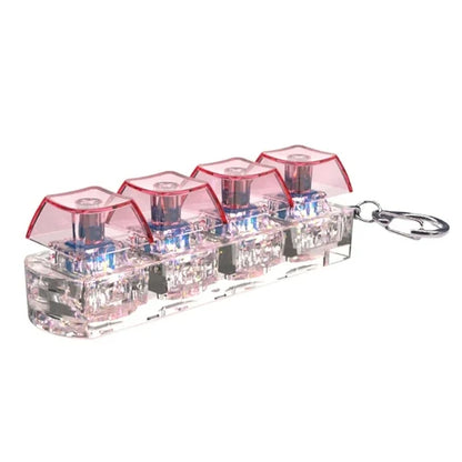 💥Black Friday Sales🖤 4-Key LED Light Keyboard Fidget Toy Keycap Tester