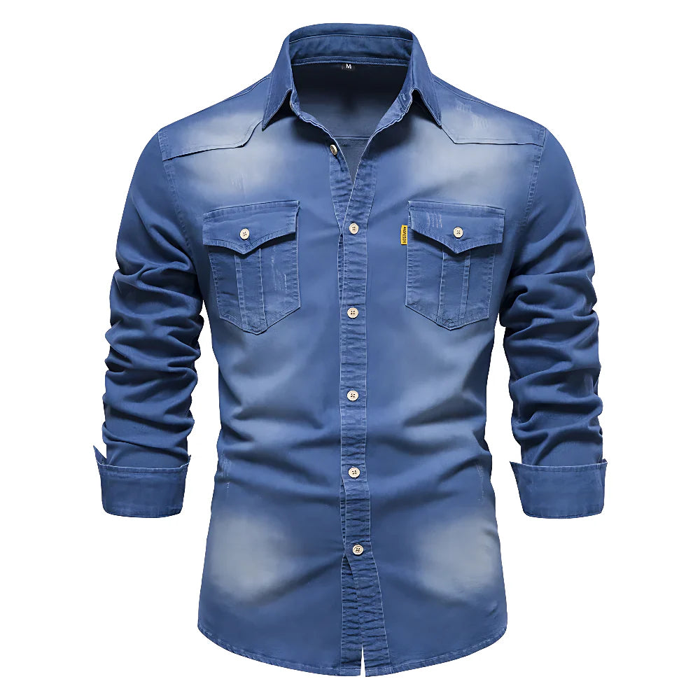 Fit Cotton Denim Shirt