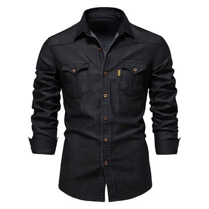Fit Cotton Denim Shirt