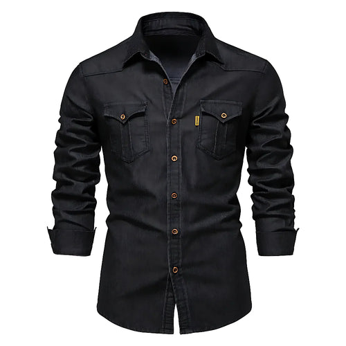 Fit Cotton Denim Shirt
