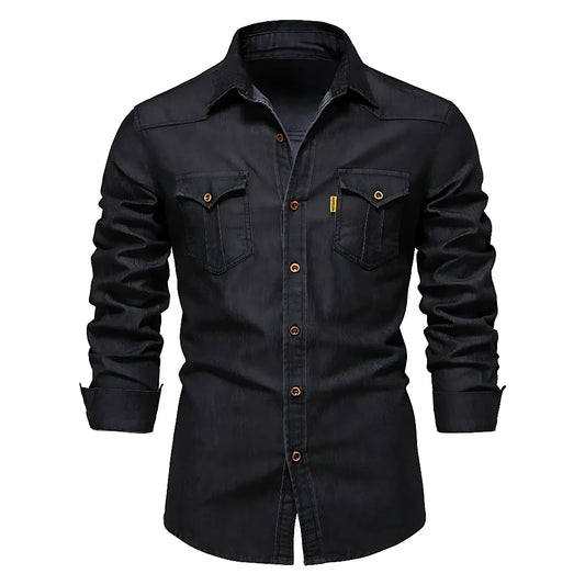 Fit Cotton Denim Shirt