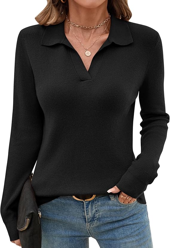👚 One Sweater, Endless Styles:🏷️ Style: V-Neck Polo | Season: Winter | Occasion: Every Day