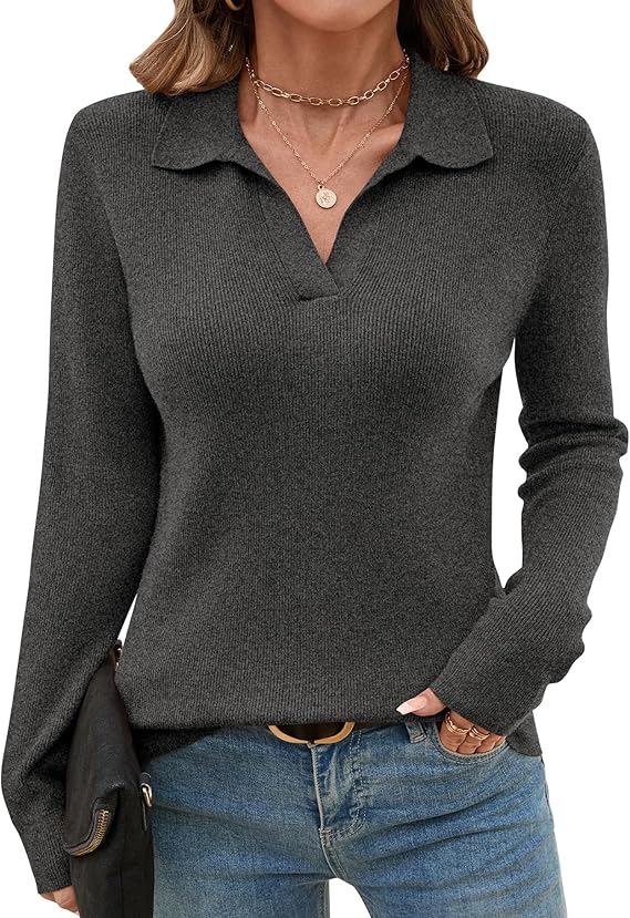 👚 One Sweater, Endless Styles:🏷️ Style: V-Neck Polo | Season: Winter | Occasion: Every Day