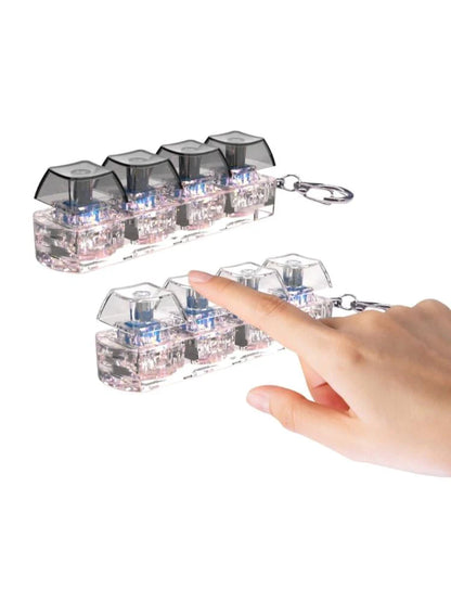 💥Black Friday Sales🖤 4-Key LED Light Keyboard Fidget Toy Keycap Tester