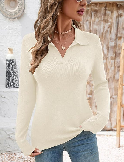 👚 One Sweater, Endless Styles:🏷️ Style: V-Neck Polo | Season: Winter | Occasion: Every Day